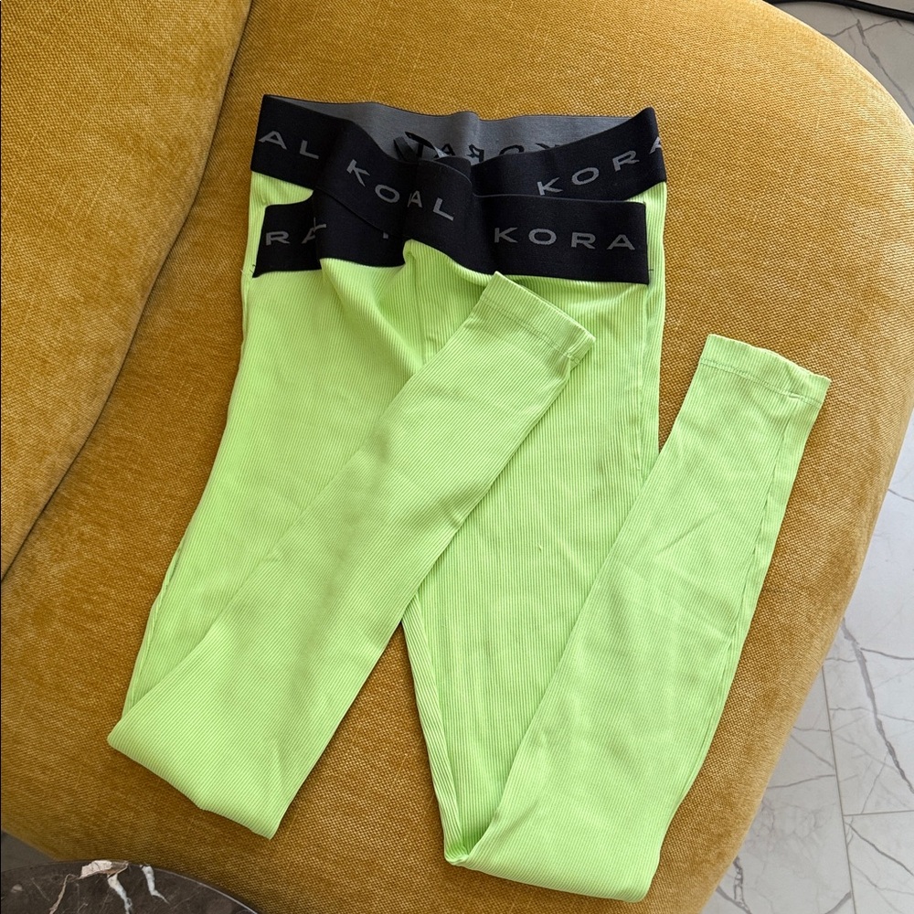 koral nein green leggings